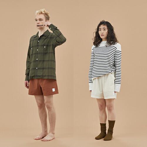 ととのうパンツ オリーブ M / TTP2-OY001M 左右両ポケット サウナ ショートパンツ メンズ レディース リラックス パジャマ 快適 通気性 蒸れ 睡眠 おしゃれ_8