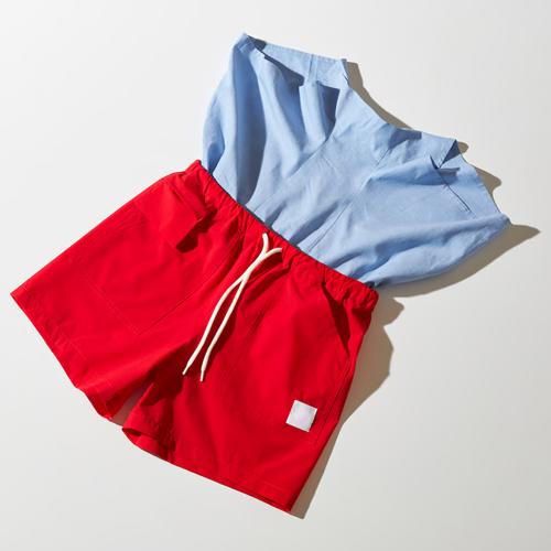 ととのうパンツ アクティブショート レッド ACTIVE SHORT ムレない