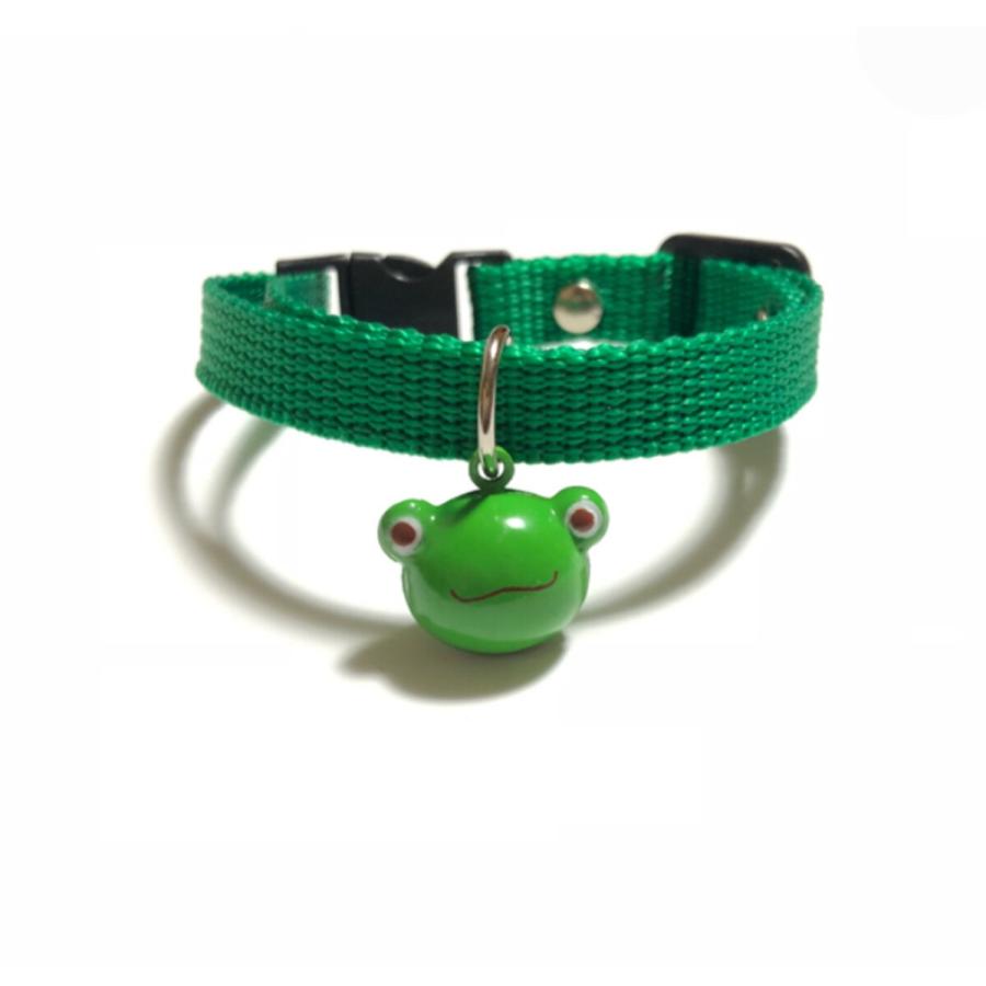 かえるくんとひよこちゃんの首輪 鈴付 猫ちゃん 首輪 安全