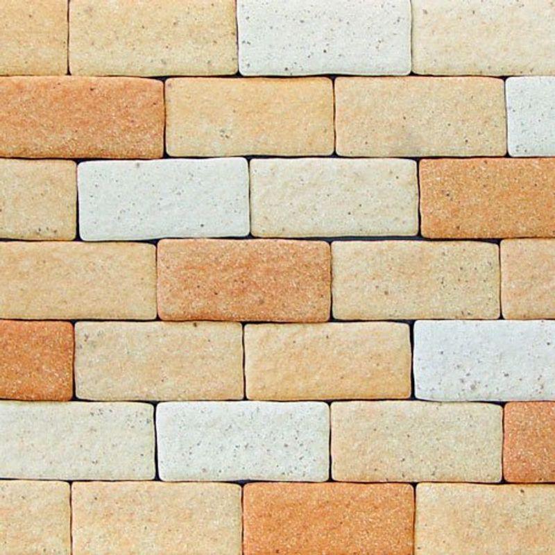 レンガ タイル ブロック 壁紙 壁用 おしゃれ 4個付 話題の人気 かるかるブリック 100枚セット 両面テープ ライトブラウン 74 S1