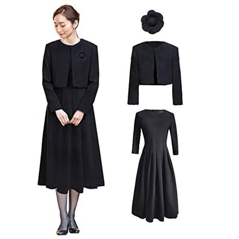 絶賛 ブラックフォーマル 喪服 レディース セット 礼服 レディース 喪服 ワンピース ブラック フォーマルウェア レディース喪服 大きいサイズ シニアファッション Istx Edu Ec