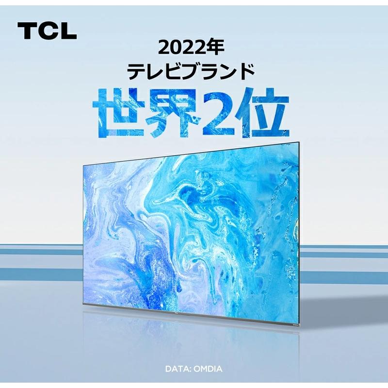 TCL [在庫処分]TCL 4K 50V型 スマートテレビ 液晶テレビ 50C645