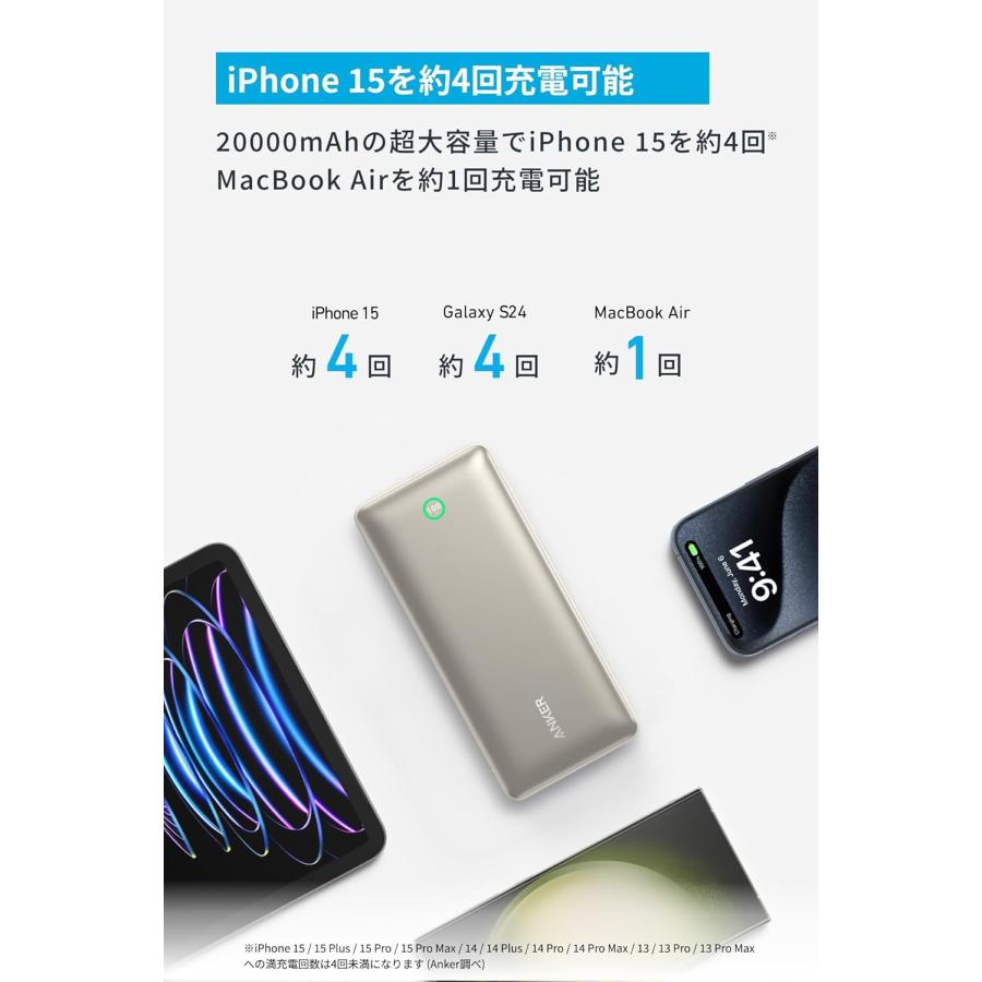 Anker（アンカー） [在庫処分] Anker Nano Power Bank (20000mAh, 30W