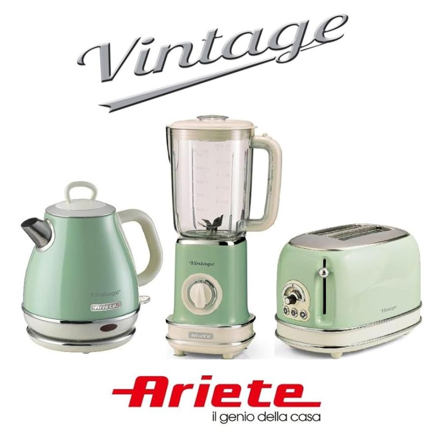 Ariete（アリエテ） 電気ケトル 1.0L 電気 湯沸かし ケトル かわいい