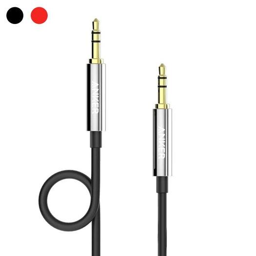 [在庫処分] アンカー Anker SoundLine (4ft / 1.2m)  プレミアムオーディオケーブル ブラック AUX 約1.2m 金メッキ 高耐久 A7123011|| の商品画像