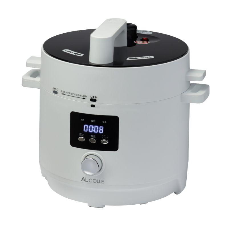 電気圧力鍋 APC-T120/W ホワイト アルコレ 電気圧力鍋『らくなべ』 APC-T120 ホワイト 正規品 便利 自動