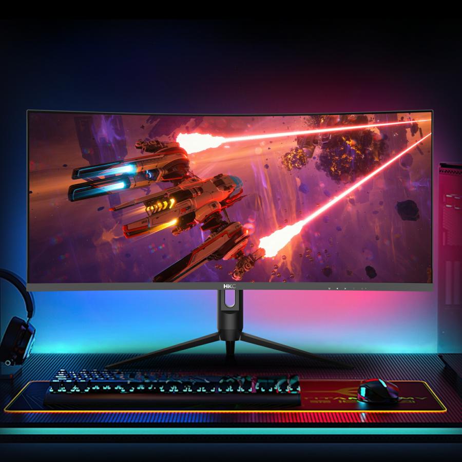 HKC ディスプレイ モニター 本体 HKC ゲーミングモニター CG345U 正規品 34型 高画質 ディスプレイ PC