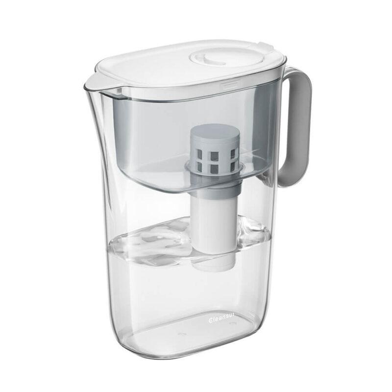 クリンスイ ポット型浄水器 本体 浄水ポット ポット浄水 浄水機 カートリッジ式 おすすめ ドアポケット 大容量 2.2L 2200ml 冷蔵庫 除去 持ちやすい CP508GR||| | クリンスイ | 01