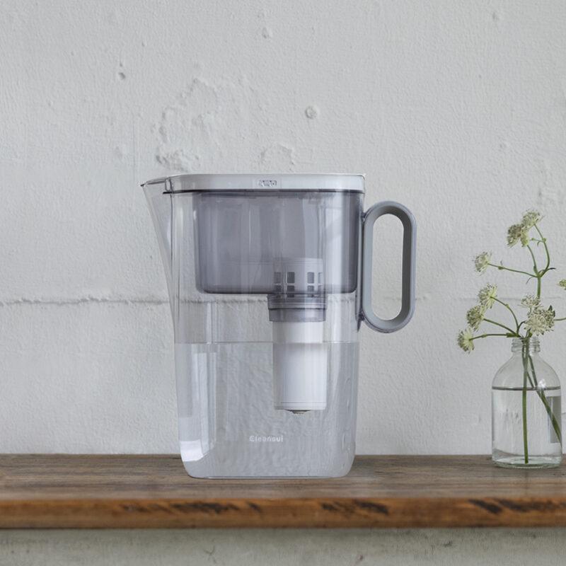 クリンスイ ポット型浄水器 本体 浄水ポット ポット浄水 浄水機 カートリッジ式 おすすめ ドアポケット 大容量 2.2L 2200ml 冷蔵庫 除去 持ちやすい CP508GR||| | クリンスイ | 05
