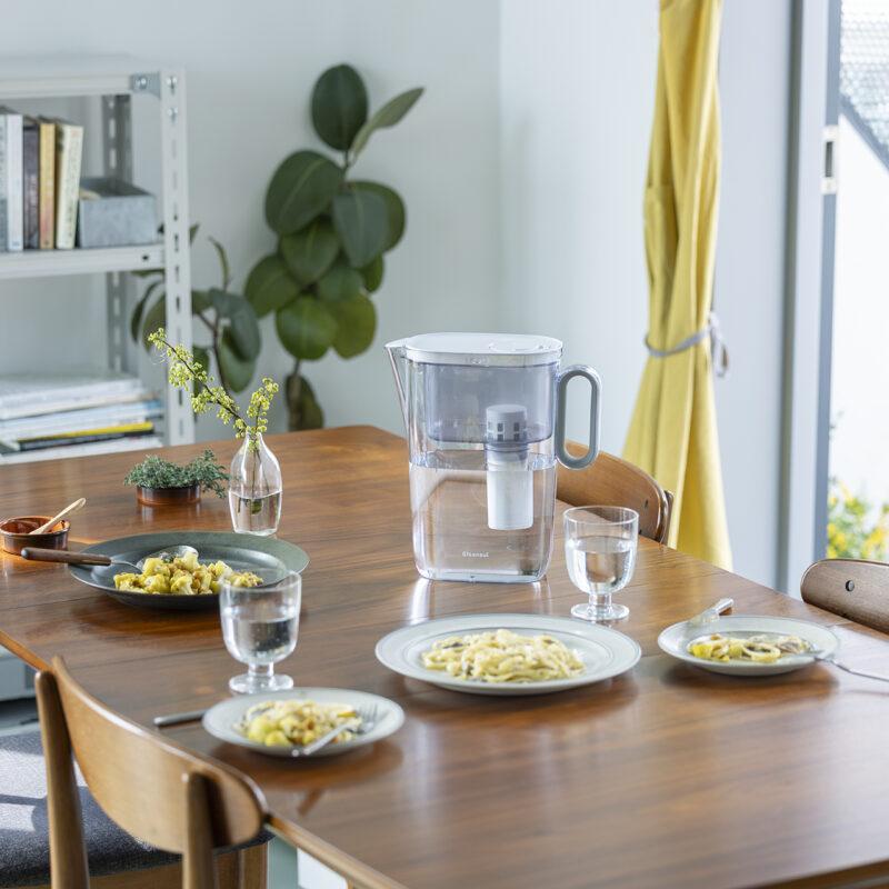 クリンスイ ポット型浄水器 本体 浄水ポット ポット浄水 浄水機 カートリッジ式 おすすめ ドアポケット 大容量 2.2L 2200ml 冷蔵庫 除去 持ちやすい CP508GR||| | クリンスイ | 07