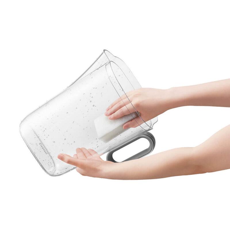 クリンスイ ポット型浄水器 本体 浄水ポット ポット浄水 浄水機 カートリッジ式 おすすめ ドアポケット 大容量 2.2L 2200ml 冷蔵庫 除去 持ちやすい CP508GR||| | クリンスイ | 10