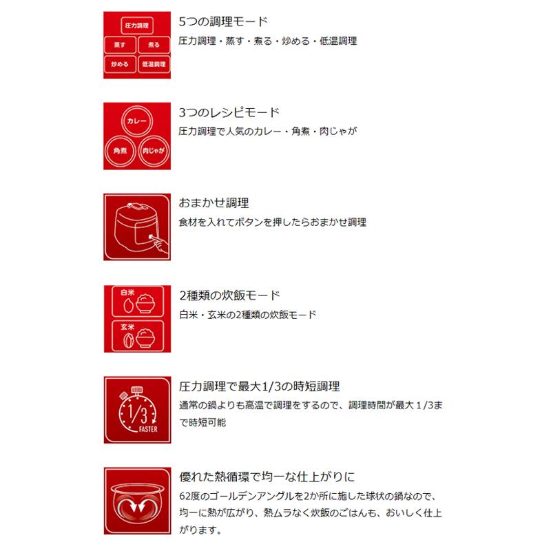 週末セール開催 電気圧力鍋 3l ティファール ラクラ クッカー コンパクト 電気 圧力鍋 時短 炊飯 自動 専用 レシピ Tv テレビ で 紹介 Cy3501jp 便利雑貨のcoconial ココニアル 通販 Paypayモール