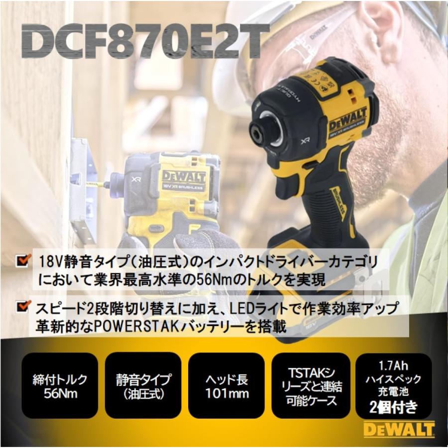 DEWALT デウォルト(DEWALT) 18V XR サイレント インパクトドライバー