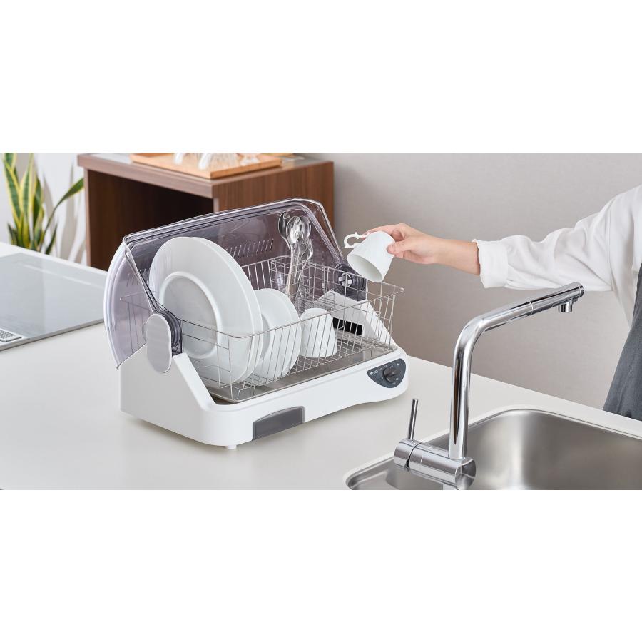 タイガー魔法瓶 食器乾燥器 6人分 DHG-S401WY 熱風乾燥 温風 省