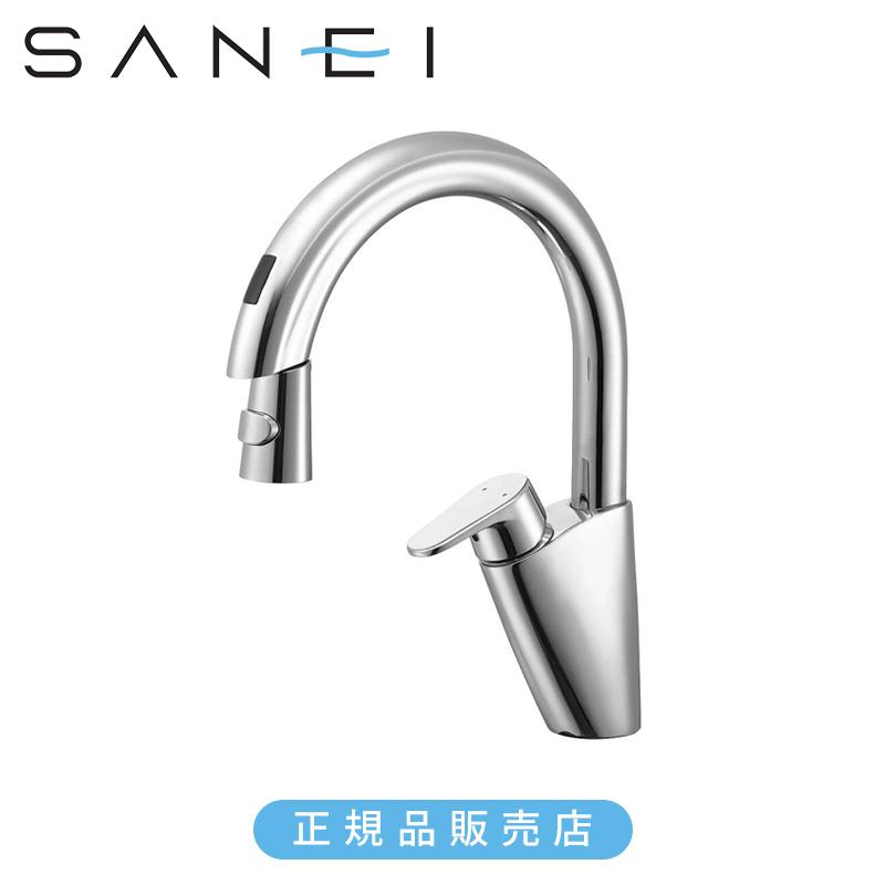 SANEI 三栄水栓 センサー式 シングル分岐混合栓 EK8700EDC キッチン