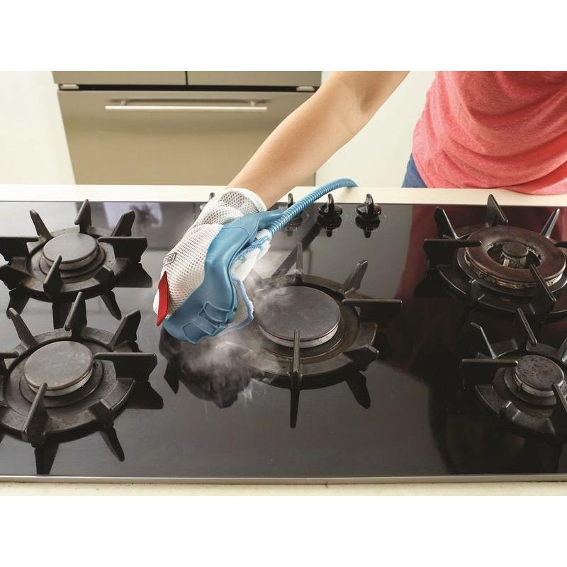 BLACK+DECKER SteaMitt スチームクリーナー ブラック・アンド・デッカー」から手にはめて使うスチームクリーナー