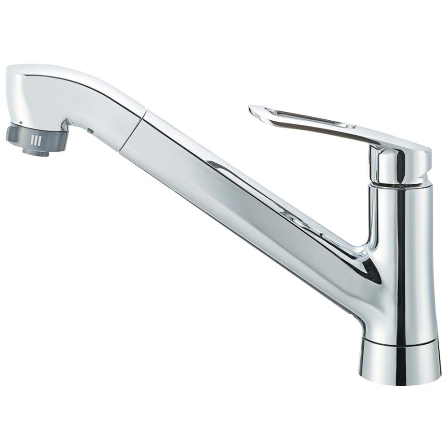 SANEI 三栄水栓 シングルワンホールスプレー分岐混合栓 K87121E2TJV-13