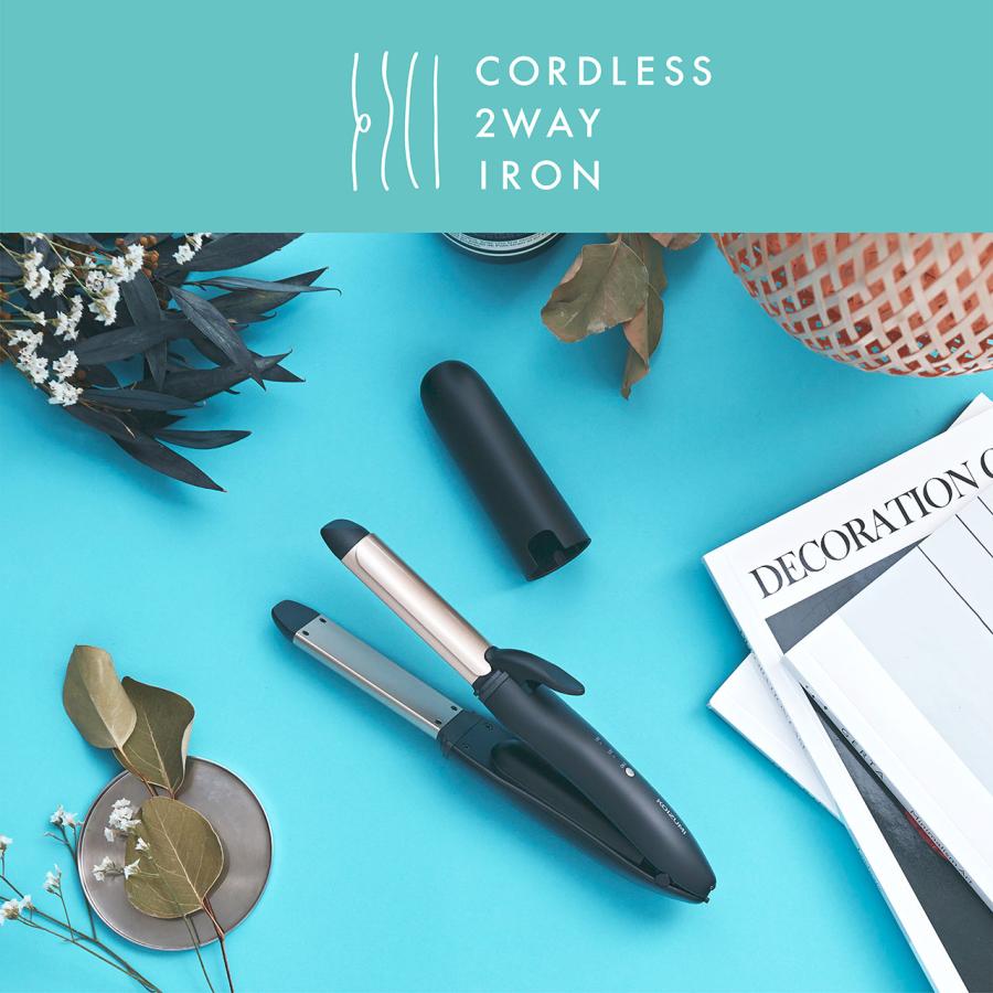 KOIZUMI コイズミ コードレス 2WAY ヘアアイロン KHR-7440 海外