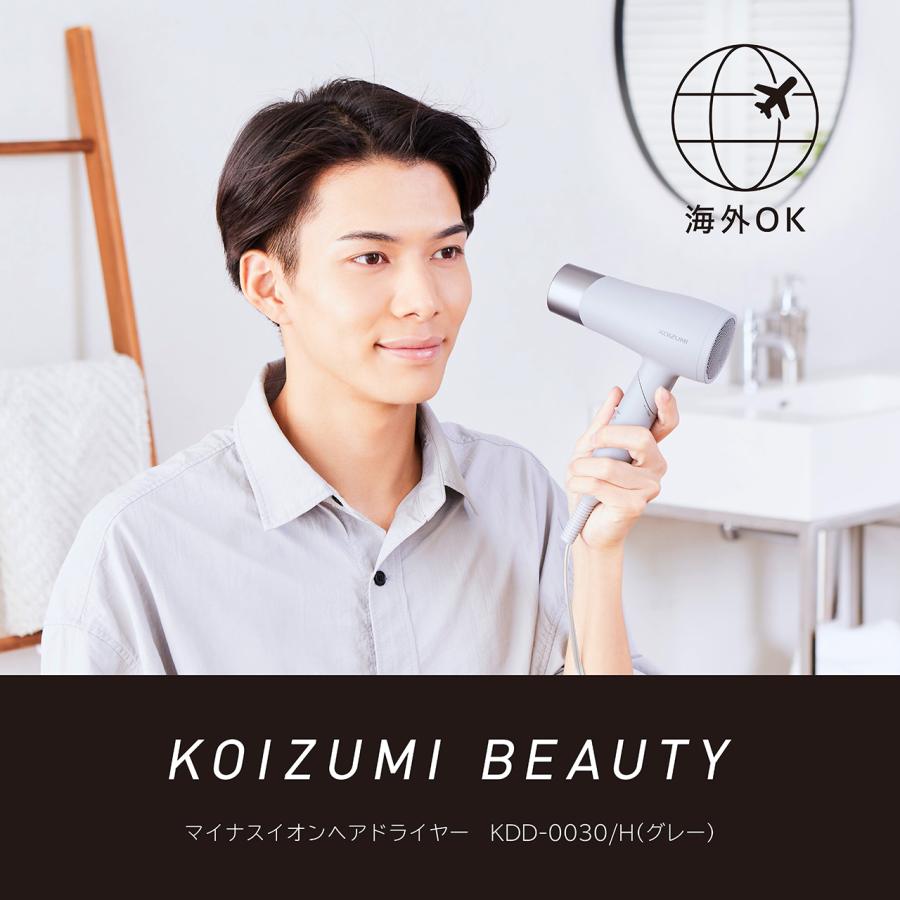 MONSTER（コイズミ） コイズミ 海外対応ドライヤー KDD-0030/H グレー