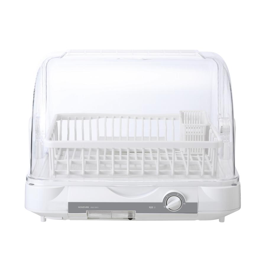 コイズミ　KOIZUMI　食器乾燥器 ［6人用］　KDE-6001/W KOIZUMI（コイズミ） 食器乾燥機 KDE-5001/W コンパクト 食器乾燥器 6