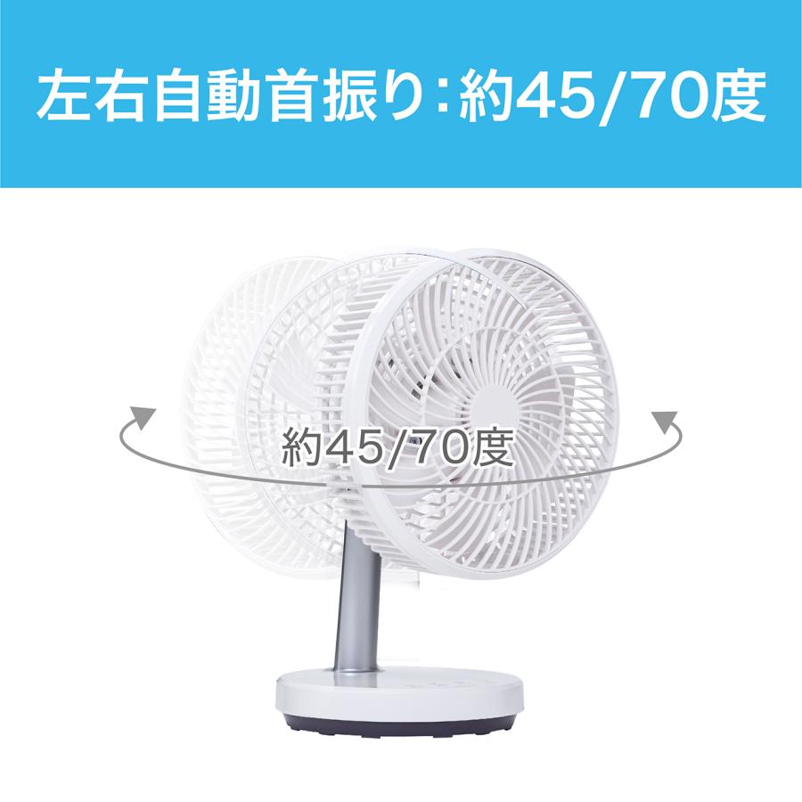 KOIZUMI（コイズミ） 【在庫処分】コイズミ 卓上扇風機 ホワイト 卓上