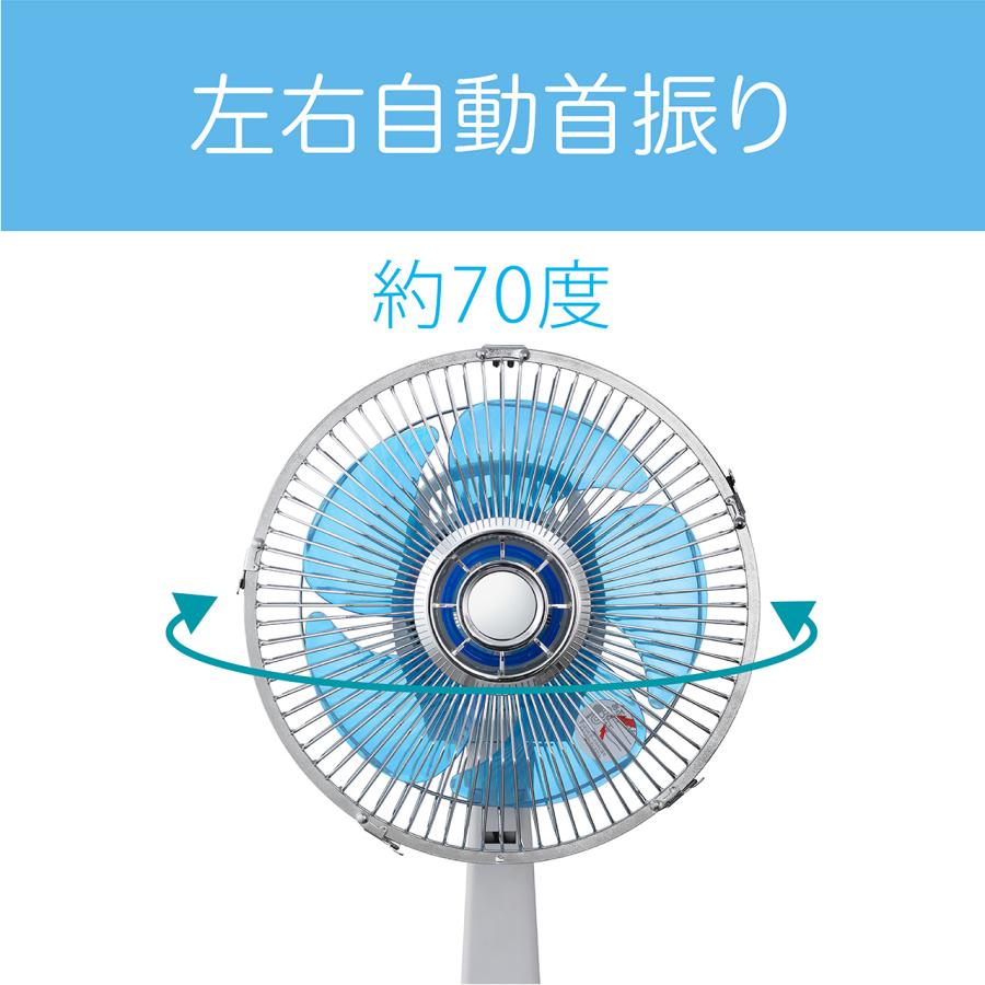 KOIZUMI（コイズミ） ミニ扇風機 ブルー KLF-2056/A 正規品 首振り