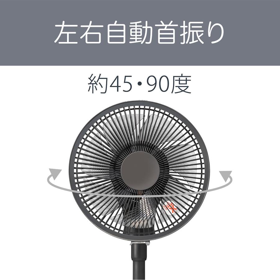 KOIZUMI（コイズミ） サーキュレーター リビング扇風機 小型 DC