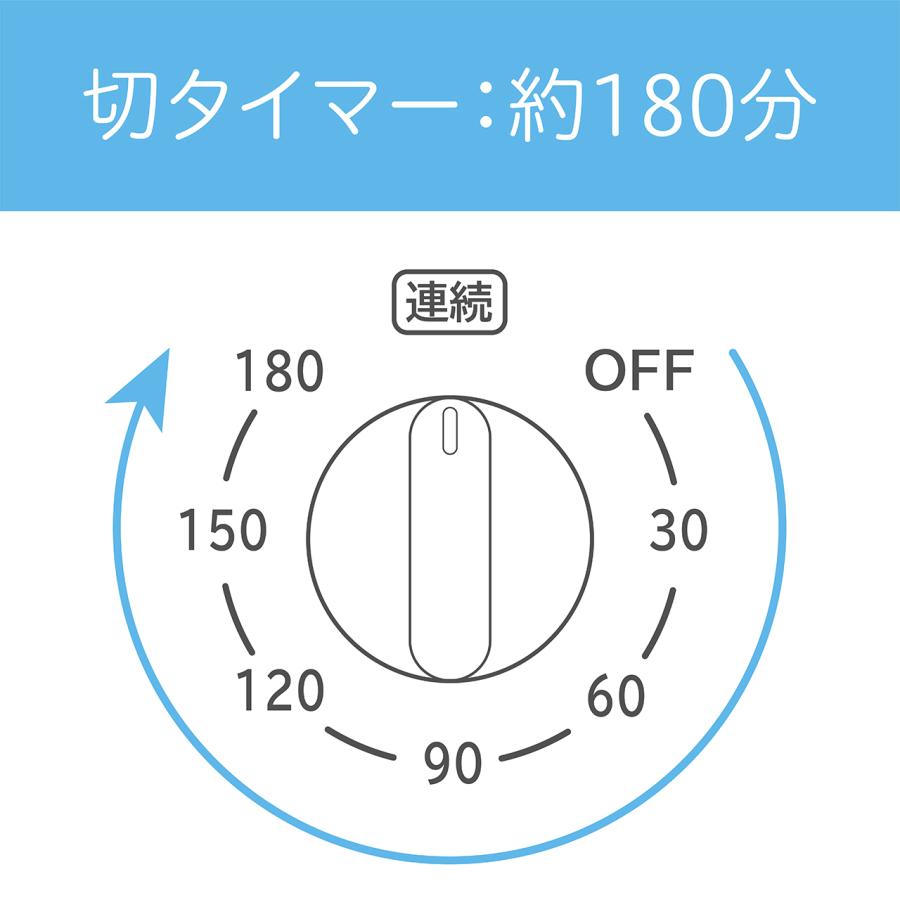 [新製品]コイズミ リビング扇風機 ホワイト KLF-30245/W 首振り 左右 切タイマー オフタイマー 風量調節 3段階 リビング扇  KOIZUMI KLF30245W|｜coconial｜07