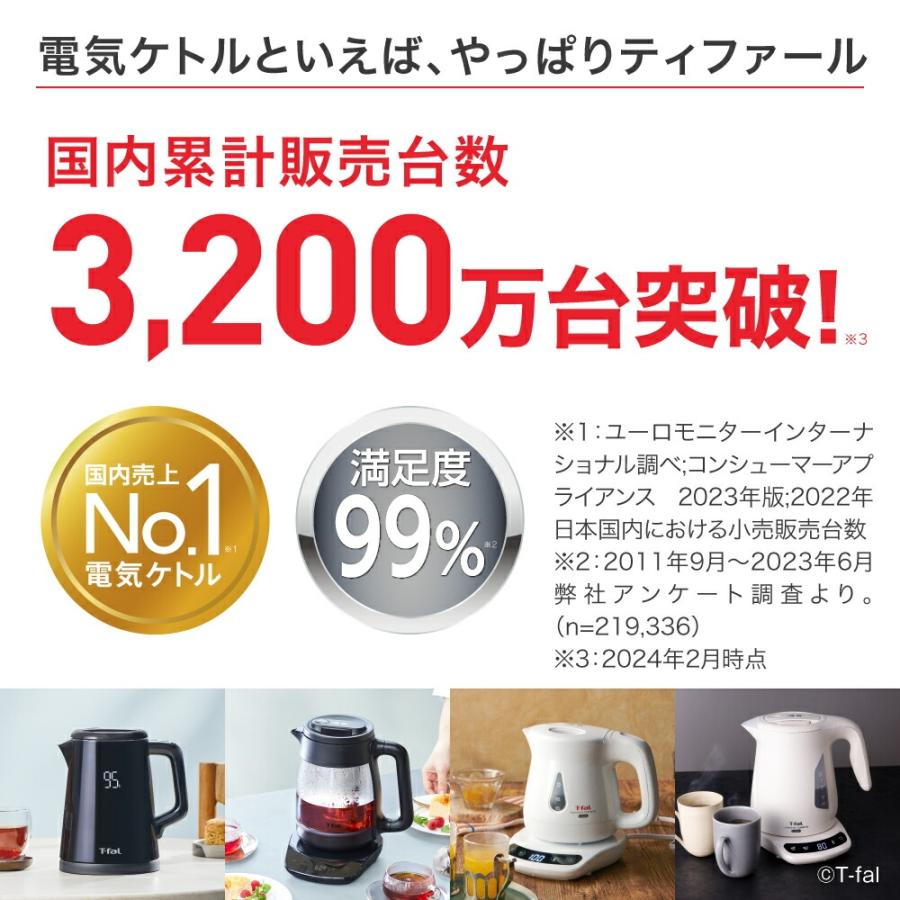 2点セット[パナソニック]炊飯器[T-fal]電気ケトル ディスプレイ ロック コントロール 0.8L 電気ケトル洗浄剤セット