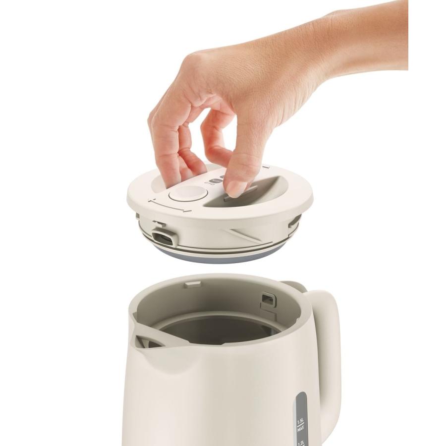 冷蔵庫、電子レンジ、T-falケトル、ドライヤー T-fal ティファール デルフィニ ロック アイボリー 1.5L KO162AJ0 正規