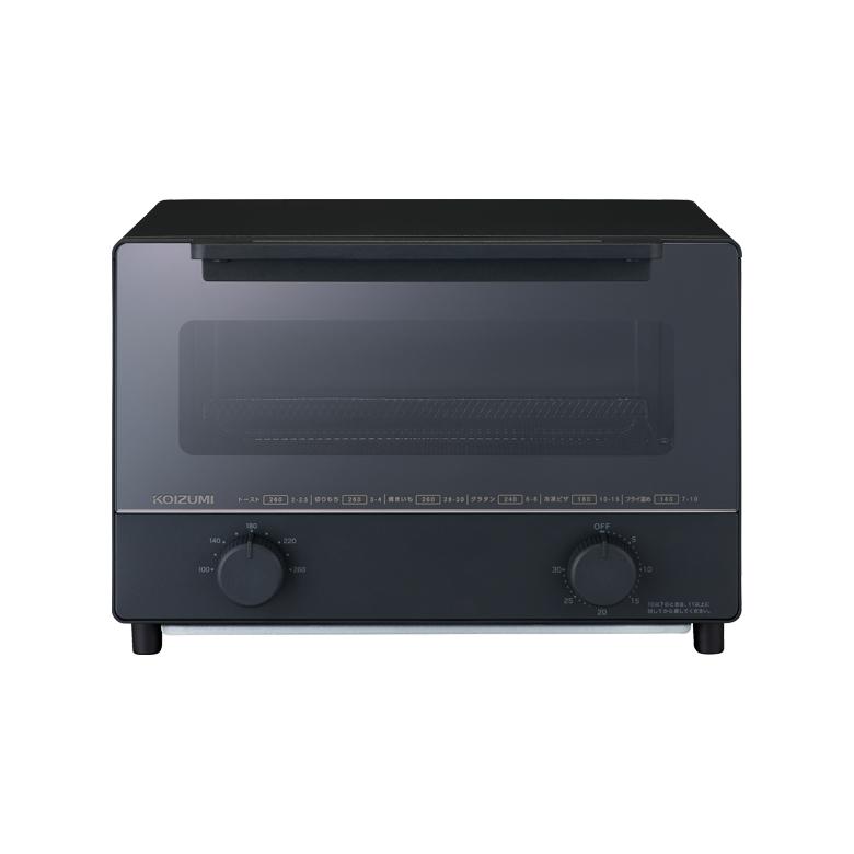 KOIZUMI（コイズミ） 2枚焼き オーブントースター ブラック KOS-1301/K
