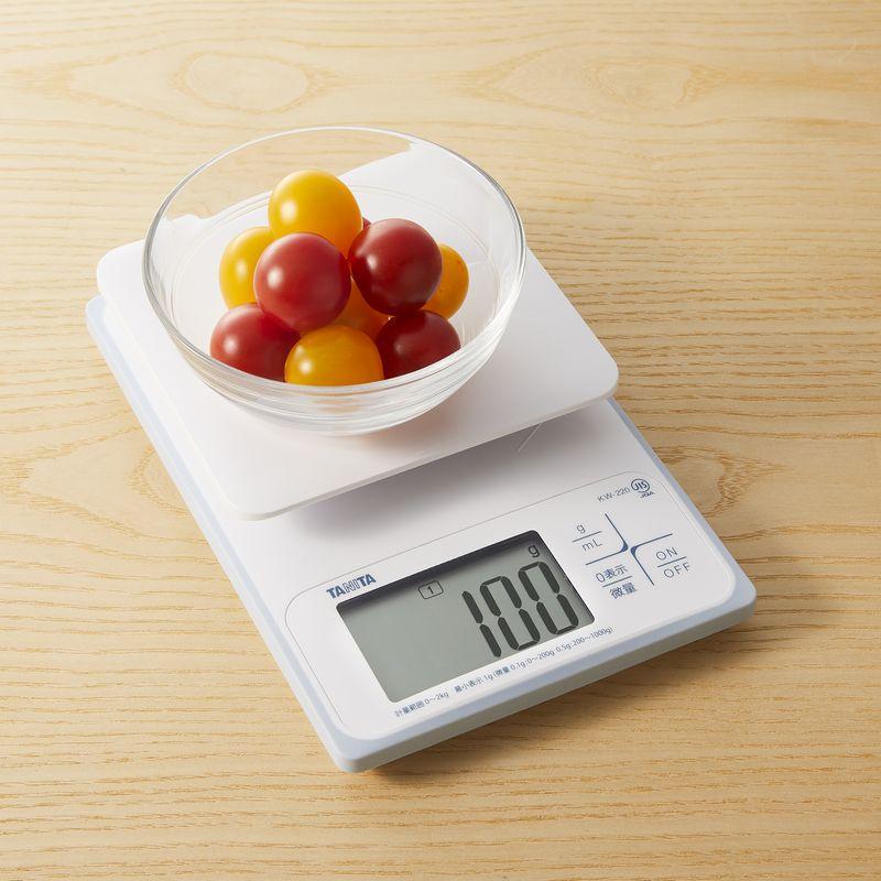 TANITA（タニタ） 洗える デジタルクッキングスケール 2kg KW-220 最小