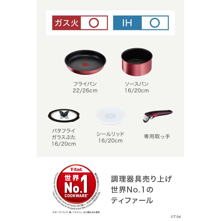 T-fal（ティファール） インジニオネオIHルージュ・アンリミテッド9