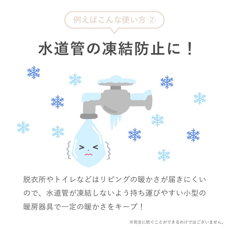 アルコレ ここぽかミニ コンベクターヒーター 300W トイレ 洗面所 脱衣