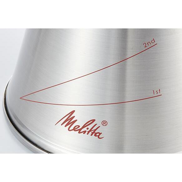 Melitta（メリタ） アロマケトル 1.0L ステンレス カフェケトル やかん