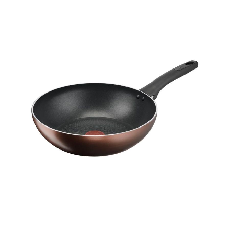★新品★ティファール フライパン+ウォックパン 26cm モカ T-fal（ティファール） IHチタン・エクセレンスモカ ウォックパン28cm