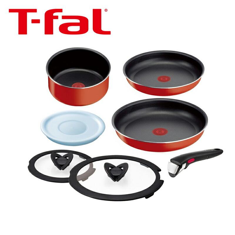 T-fal（ティファール） インジニオ・ネオ パプリカレッド セット7