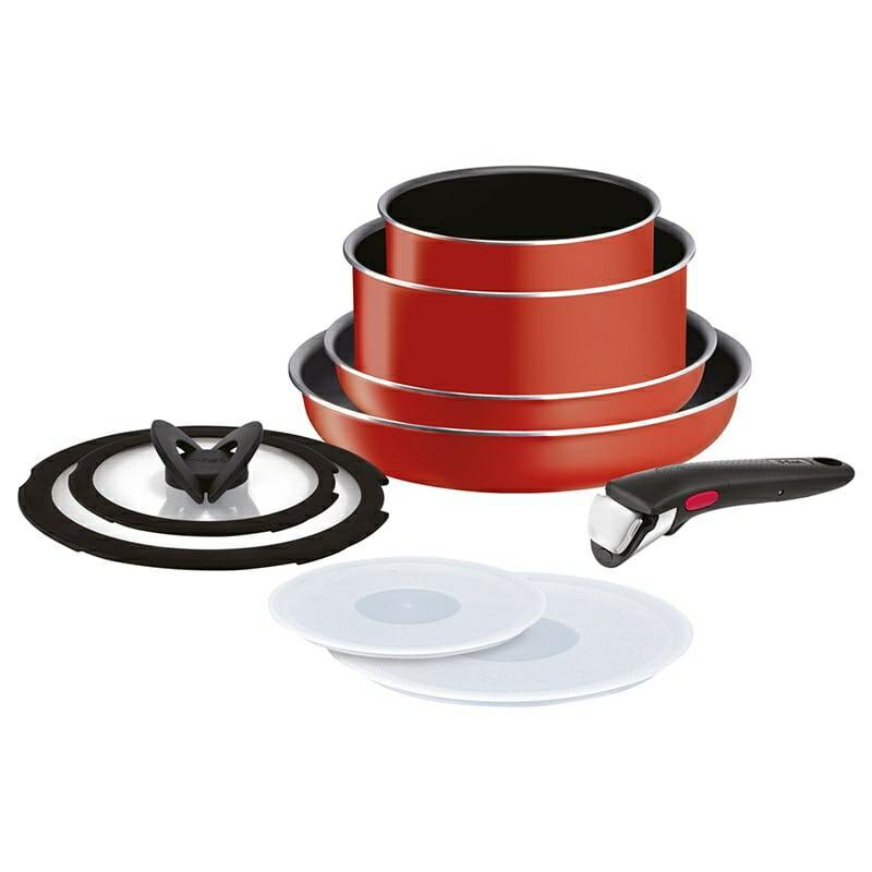 ティファール インジニオ・ネオ パプリカレッド　9点セット【IH非対応】 T-fal（ティファール） インジニオ・ネオパプリカレッドセット9 レッド