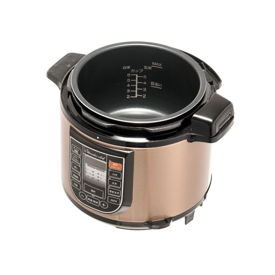 ワンダーシェフ [在庫処分]ワンダーシェフ 電気圧力鍋 マイコン 4L 楽