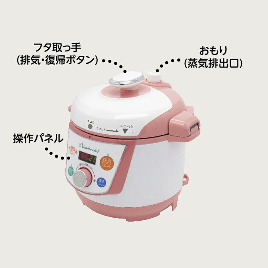 ワンダーシェフ 電気圧力鍋 やわらかさん＋プラス 3L OEDE30（P