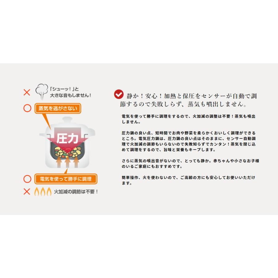 ワンダーシェフ 8L 電気圧力鍋 楽ポンプロ | 大容量 マイコン 大 ワンダーシェフ 8L 電気圧力鍋 楽ポンプロ | 大容量 マイコン 大