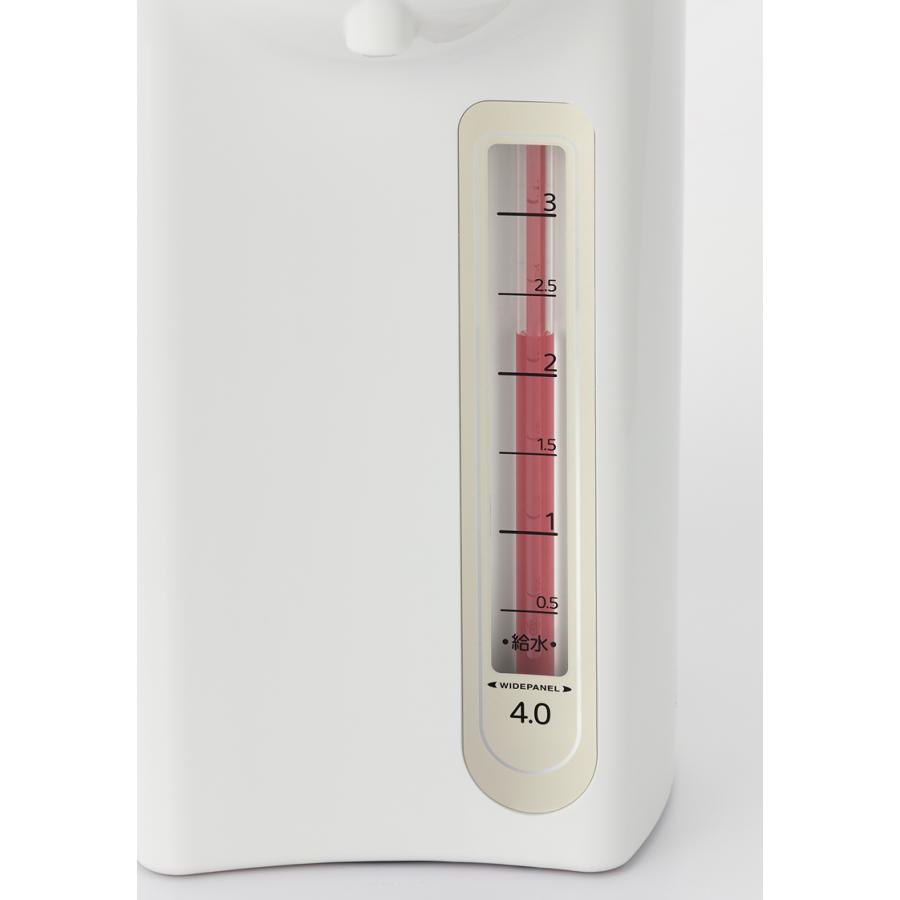 タイガー魔法瓶 マイコン電動ポット ホワイト 容量 3.0L 熱湯 湯沸かし