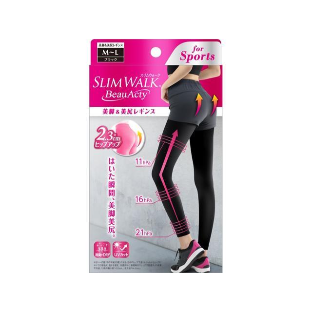 スリムウォーク（SLIM WALK） pip ピップスリムウォーク PH739 ビューティアクティ Beau-Acty 美脚＆美尻レギンス M ...