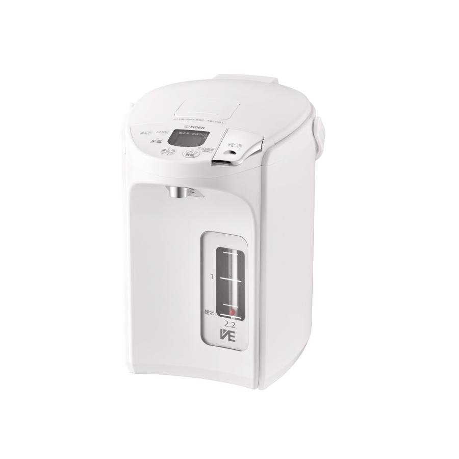 とく子さん 【正規品】タイガー魔法瓶 蒸気レスVE電気ポット 大容量