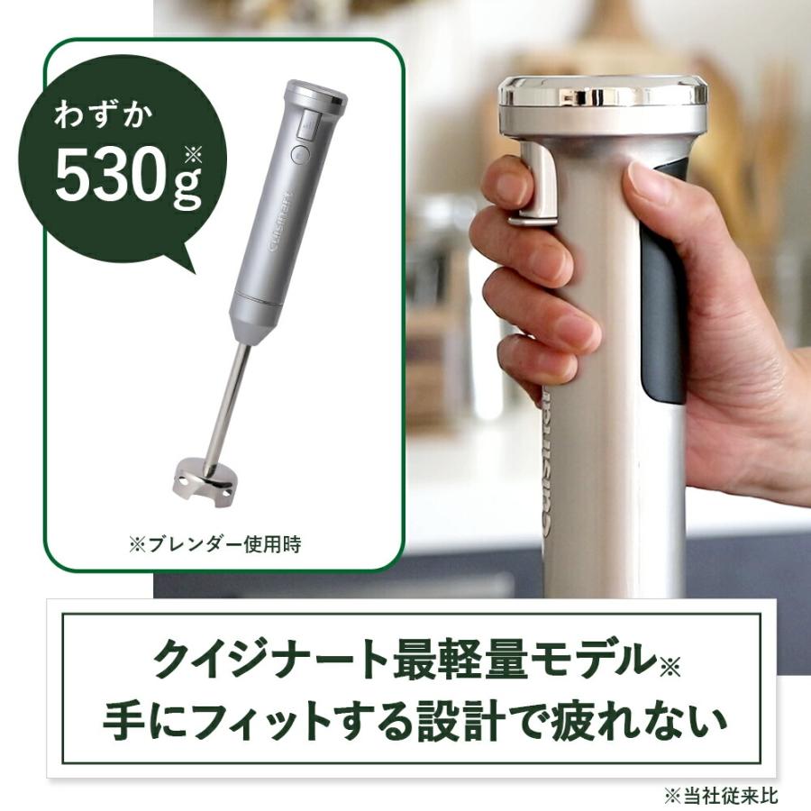 クイジナート（Cuisinart） コードレス充電式ハンドブレンダー RHB
