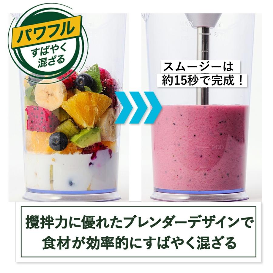 クイジナート（Cuisinart） コードレス充電式ハンドブレンダー RHB