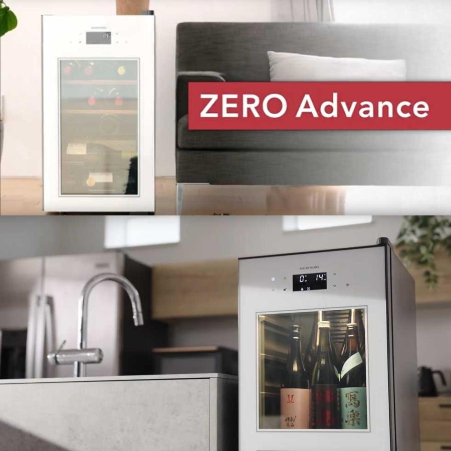 ZERO Advance さくら製作所 SA22 ワインセラー ワイン22本 右開き 静音