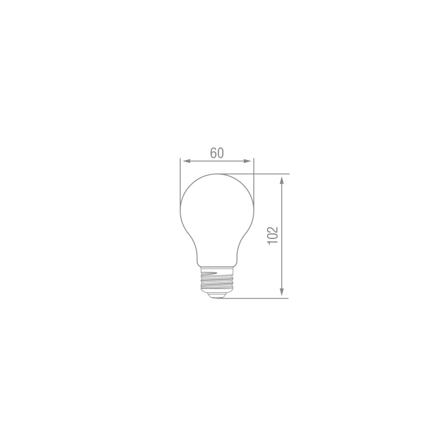 スワン電器 SWAN LED電球 フィラメント電球 40W相当 SWB-LDA4L-A60 LED