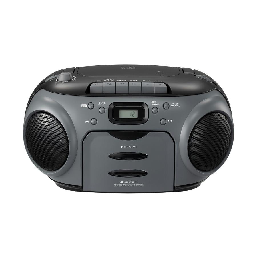 KOIZUMI（コイズミ） CDラジカセ SAD-4948/K ブラック カセット