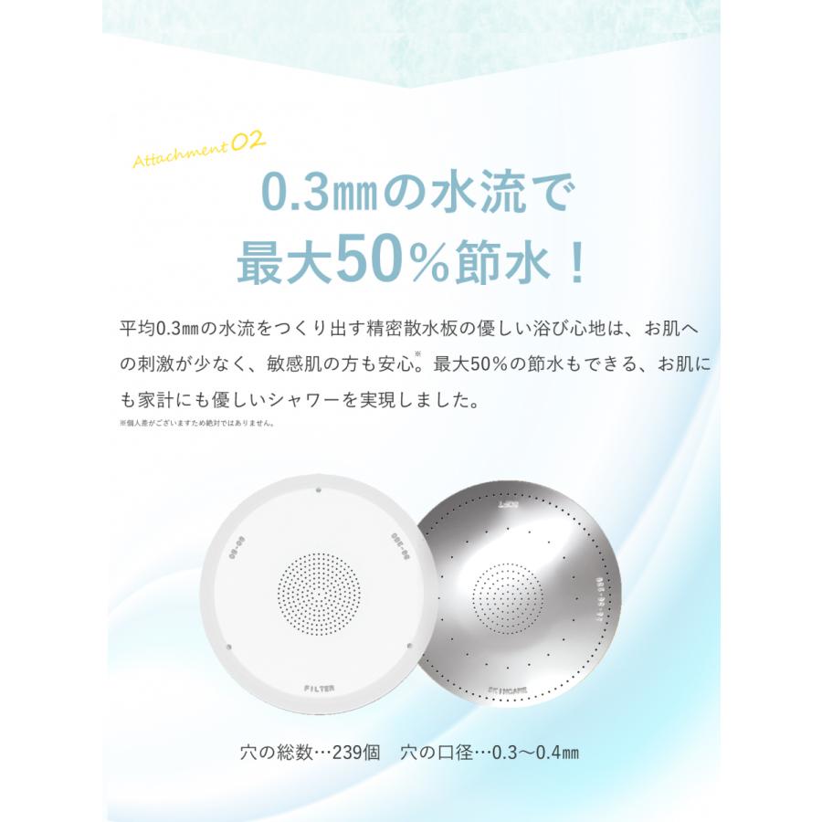Arromic（アラミック） シャワーヘッド MAGO SEM1-NW 日本製 節水 極細